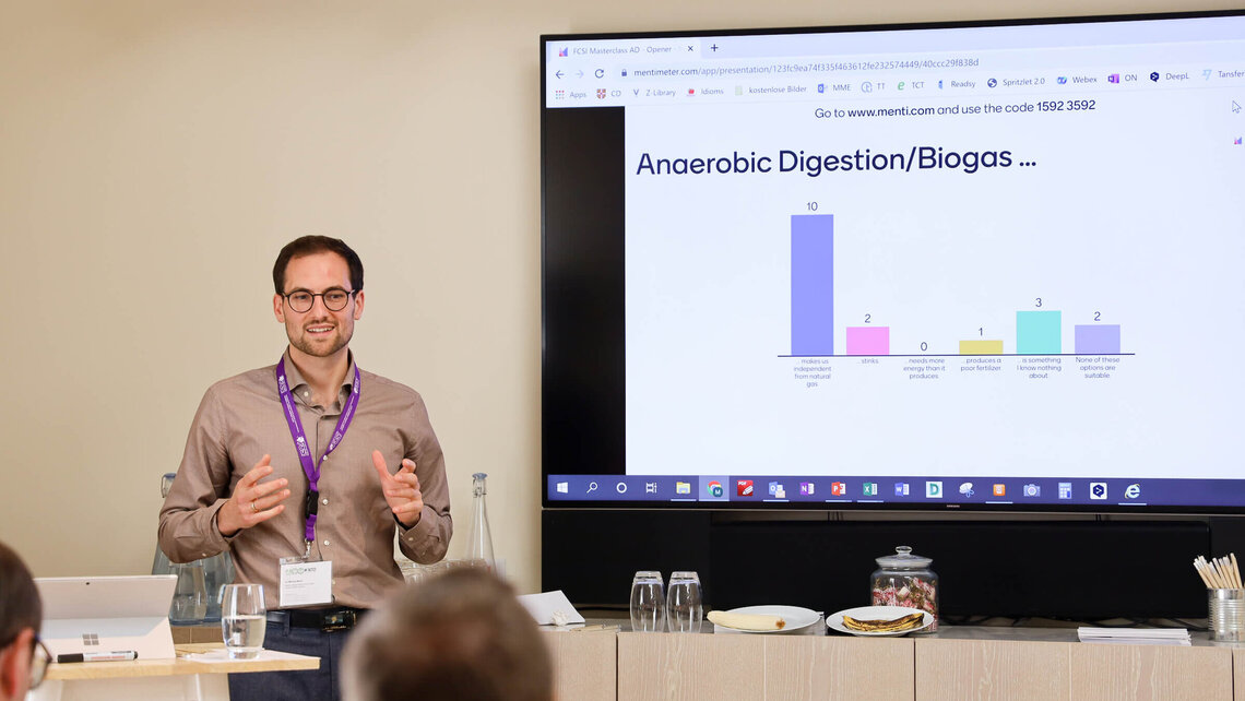 Meiko Green unterstützte den Event unter anderem mit einer Masterclass zum Thema „Biogas aus Speiseresten“