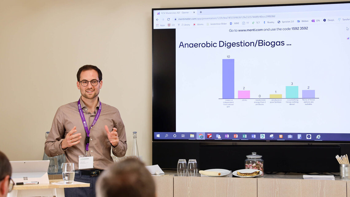 Besonderen Anklang fanden die Ausführungen zu Kleinbiogasanlagen.